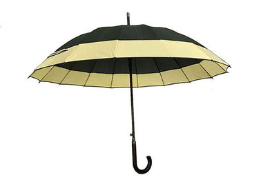 Rüzgar geçirmez Spor Oto Açık Çubuk Şemsiye 25 Inç 16 Kaburga Kauçuk Kolu
