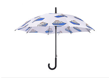 Polyester / Pongee Kumaş Kadin Sopa Şemsiye, Yağmur Sopa Golf Şemsiye