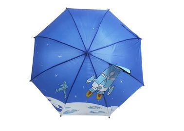 Hafif Mavi Zoon Çocuklar Kompakt Şemsiye Manuel Açık 8mm Metal Mil