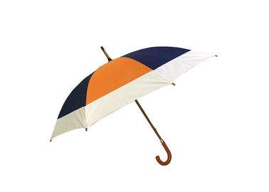 Özelleştirilmiş Ahşap Kanca Kolu Şemsiye, Uzun Çubuk Şemsiye Ahşap Kavisli Kolu