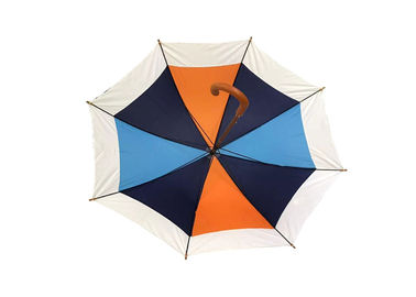 Özelleştirilmiş Ahşap Kanca Kolu Şemsiye, Uzun Çubuk Şemsiye Ahşap Kavisli Kolu