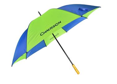 Çift U Kaburga Metal Çerçeve Promosyon Hediyeler Şemsiye, Golf Stil Şemsiye