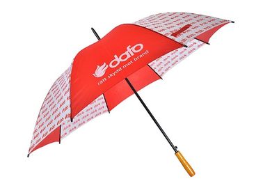 Çift U Kaburga Metal Çerçeve Promosyon Hediyeler Şemsiye, Golf Stil Şemsiye