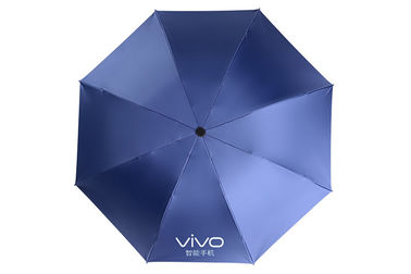 Özelleştirilmiş Logo Promosyon Küçük Otomatik Şemsiye 3 Katlanır Güçlü Rüzgar Geçirmez