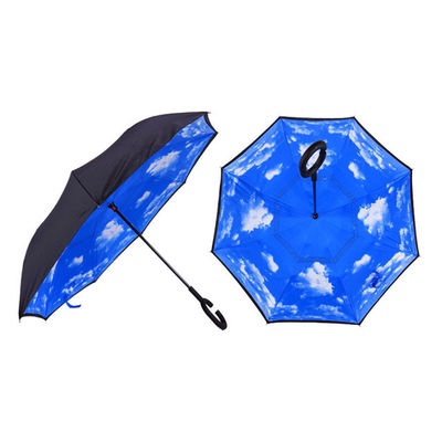 SGS Plastik Saplı Baş Aşağı Ters Ters Şemsiye