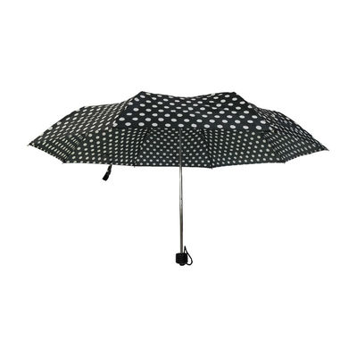 Taşınabilir Polyester Kumaş Bayan Katlanır Şemsiyeler
