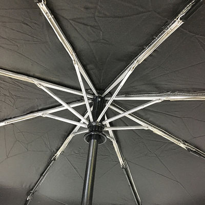China Şemsiye Uv Koruması Küçük Mini Cep Siyah Kaplama Şemsiye