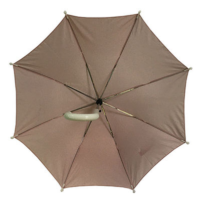 Gümüş Kaplı Pongee 8mm Metal Şaft Çocuk Yağmur Şemsiyesi