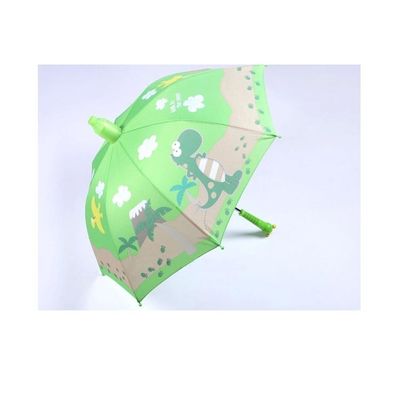 Rüzgar geçirmez Pongee Çocuk Kompakt Şemsiye 19 &amp; quot; * 8K Anti Damlama Plastik Kapaklı