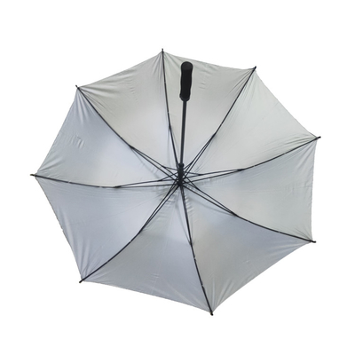 Fiberglas Çerçeveli 25 İnç 8K Rüzgar Geçirmez Düz Saplı Şemsiye