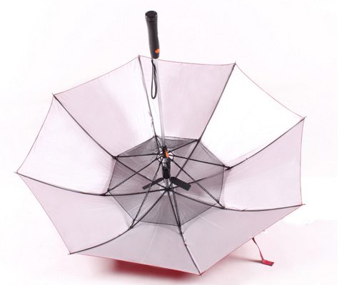 Plastik Saplı 190T Pongee Yaz Patlama Şemsiye Fanı