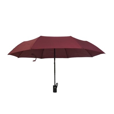 Erkekler ve Kadınlar İçin Rüzgar Geçirmez Katlanabilir Pongee İş Şemsiyesi