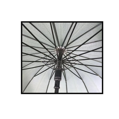 Uzun Saplı OEM 24k Düz Rüzgar Geçirmez Şemsiye