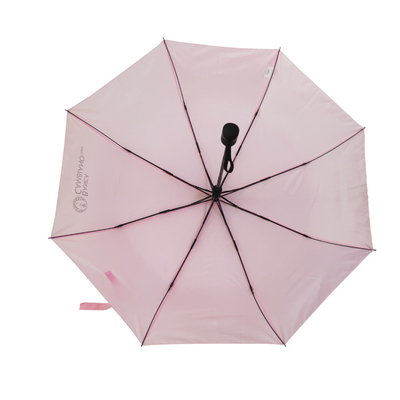Anti UV Rüzgar Geçirmez Otomatik Açık 3 Katlanır Şemsiye