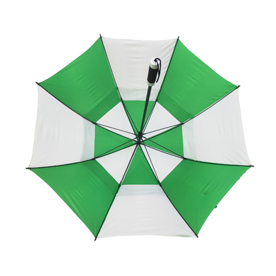 Promosyon için Altın 68 İnç Golf Yağmur Şemsiyesi