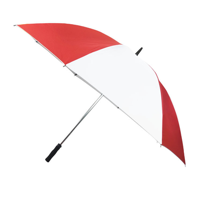 Fiberglas Çerçeve 190T Pongee Golf Şemsiyesi 68/62/58 İnç Büyük Boy Bacalı