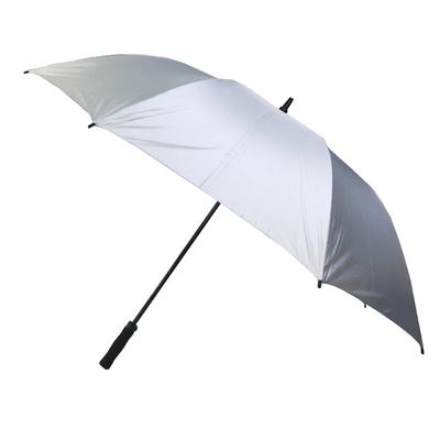 Fiberglas Çerçeve 190T Pongee Golf Şemsiyesi 68/62/58 İnç Büyük Boy Bacalı