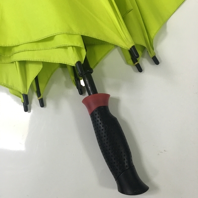 30 İnç Kauçuk Saplı Otomatik Açık Golf Şemsiyesi Fiberglas Çerçeve