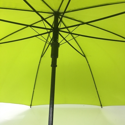 30 İnç Kauçuk Saplı Otomatik Açık Golf Şemsiyesi Fiberglas Çerçeve