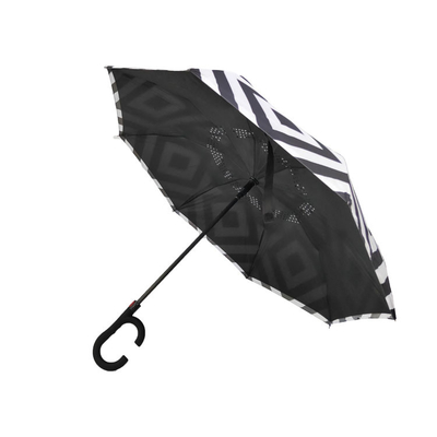 Manuel Açık Çift Katmanlar Ters Şemsiye Moda Tasarımı