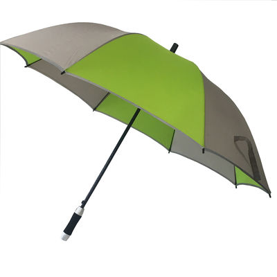 Kompakt Golf Şemsiyesi 705g Siyah Pongee Su Geçirmez