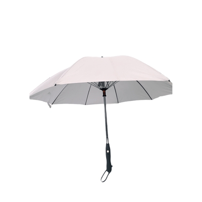 Özel Renk Logo Pongee Dış Fan Şemsiye Çelik şafak fiberglass çerçeve