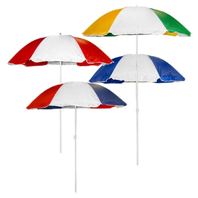 40 Inch Sun Shelter Promosyon plaj şemsiyesi Pongee kumaşı ile