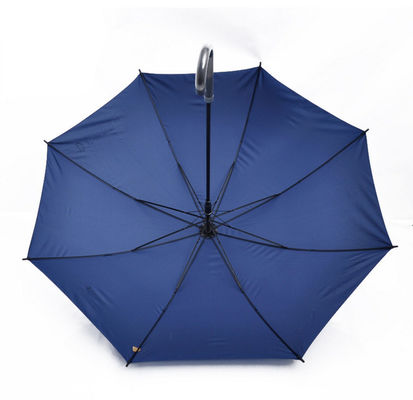 Compact Auto Open Stick Umbrella with Metal Shaft and Customizable Logo