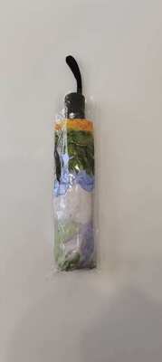 Vincent Van Gogh Sanatı Karartmalı 3 Katlı Otomatik Seyahat Şemsiyesi, UV Korumalı ve Otomatik Açılıp Kapanır (21 İnç-8k)