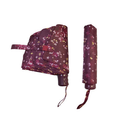 Su geçirmez Katlanabilir Şemsiye Kompakt Tasarım Taşıyıcı Cüzdan İçerilen Hafif taşınabilir Seyahat Koruması