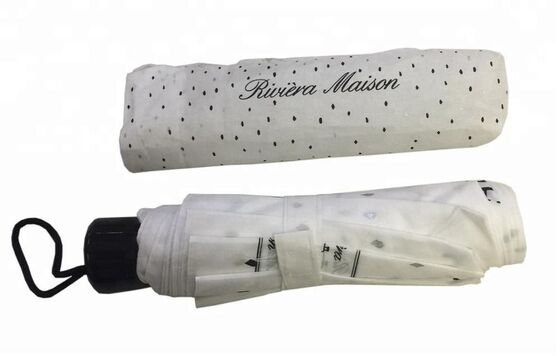 Katlanmış Uzunluk 11 inç Otomatik Seyahat Şemsiyesi Açık Diametresi 105cm ve El Açma ve Kapatma Kontrolü İçin Kapsamı Sağlayan