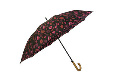 8 K Moda J Kolu Ahşap Sopa Şemsiye Kişilik Özelleştirilmiş Logo