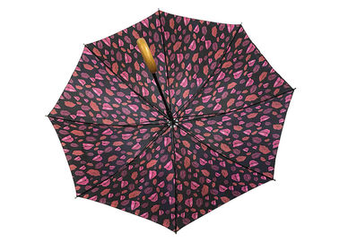 8 K Moda J Kolu Ahşap Sopa Şemsiye Kişilik Özelleştirilmiş Logo