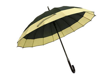 Rüzgar geçirmez Spor Oto Açık Çubuk Şemsiye 25 Inç 16 Kaburga Kauçuk Kolu