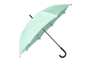 Açık Yeşil Kadin Çubuk Şemsiye, Katı Çubuk Şemsiye Windproof Frame