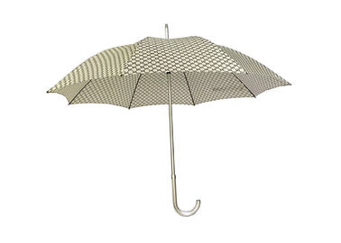 Özelleştirilmiş Alüminyum Şemsiye Polyester / Pongee Kumaş Açık Çaplı 100-103cm