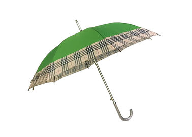 Alüminyum Kemik Pongee Şemsiye, Kendiliğinden Açılan Şemsiye Rustproof Yıldırım Dayanıklı