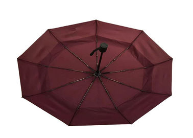 Pongee Katlanabilir Golf Şemsiye 25 inç 9 Kaburga Kauçuk / Plastik Saplı