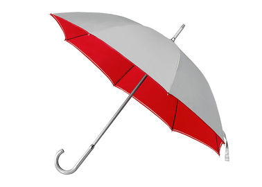 Düz Alüminyum Gümüş Kaplamalı Şemsiye Uv Koruma Açık Çap 100-103 cm