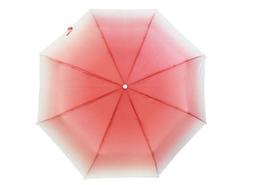 Rüzgar geçirmez Katlanır Seyahat Şemsiye, UV Koruma Seyahat Şemsiye Renk Değiştirme