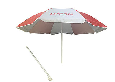 40 Inch Sun Shelter Promosyon plaj şemsiyesi Pongee kumaşı ile