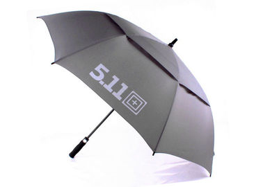 Siyah Promosyon 30 inç Bacalı Golf Şemsiye, Büyük Golf Şemsiye Rüzgar Geçirmez