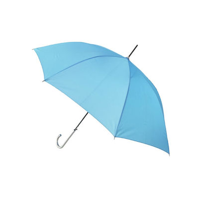 J Şekli Plastik Saplı Otomatik Açık 23 &quot;* 8K Klasik Çubuk Şemsiye