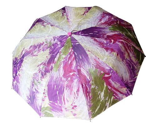 Güneş Şemsiyesi Su Geçirmez / Rüzgar Geçirmez 2 Katlanır Renkli Şemsiye Kadınlar için