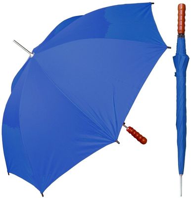 J Şekli Saplı Hava Koşullarına Dayanıklı 23 İnç Otomatik Çubuk Şemsiye