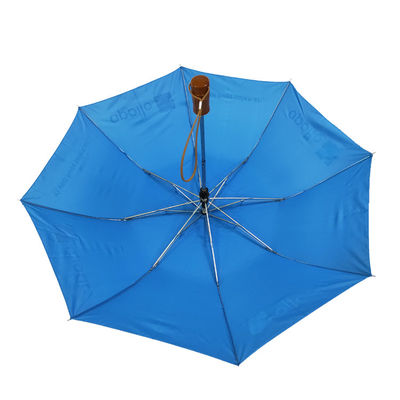 Güçlü Rüzgar Geçirmez 2 Katlı Pongee UV Golf Şemsiyesi
