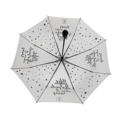 Alışveriş Çantası ile 8 Kaburga Otomatik Açılır Kapat Mini Katlanır Şemsiye Dijital Baskı