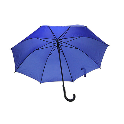 J Kolu Düz Renk Şemsiye, 8mm Metal Şaftlı