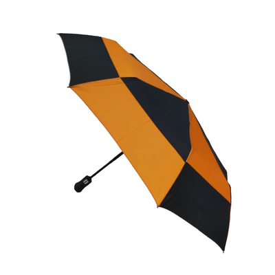 Baskılı Rüzgar Geçirmez UV Korumalı Pongee Çift Gölgelik Şemsiye