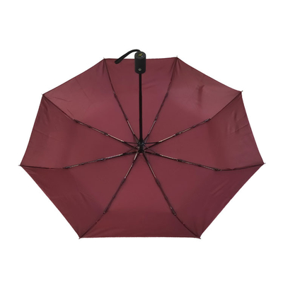 Erkekler ve Kadınlar İçin Rüzgar Geçirmez Katlanabilir Pongee İş Şemsiyesi